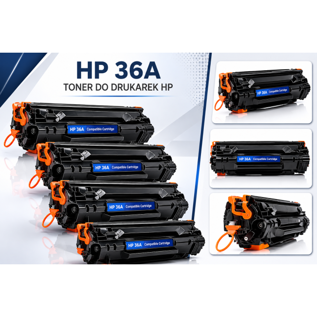 Zestaw tonerów HP 4 sztuki HP 36A